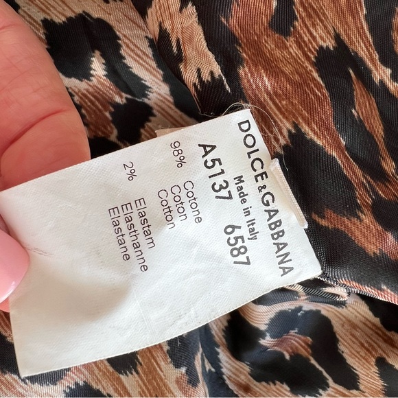 VINTAGE Dolce & Gabbana Jean Jacket sz 40 - Picture 12 of 12